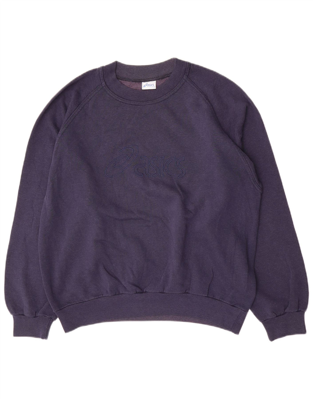 Asics Hombre Sudadera Jumper Small Azul Marino Algodón