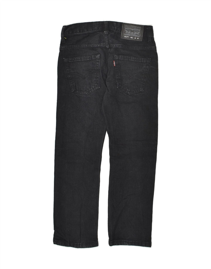 LEVI'S Girls 511 Straight Jeans 7-8 Years W24 L22  Black Cotton | Vintage Levi's | Thrift | Second-Hand Levi's | Used Clothing | Messina Hembry 