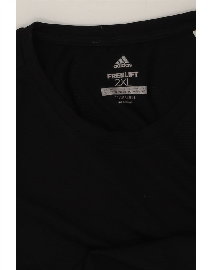 Adidas Mens Climacool Camiseta Top 2XL Negro