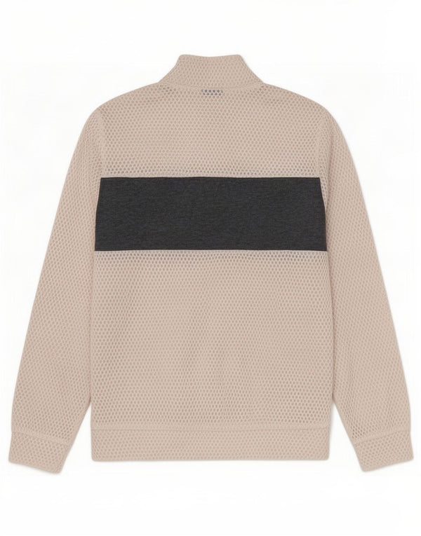 Reebok Chaqueta de chándal para mujer UK 4/6 XS Blanco Colorblock Poliéster