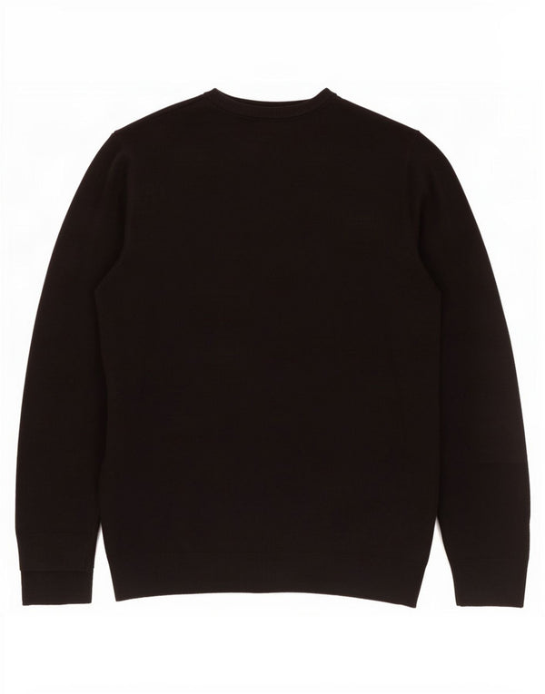 Marks & Spencer Suéter con Cuello en V Blue Harbor para Hombre Acrílico Negro Grande