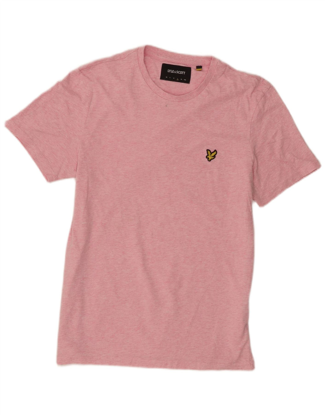 Lyle & Scott Camiseta para hombre Top grande de algodón moteado rosa