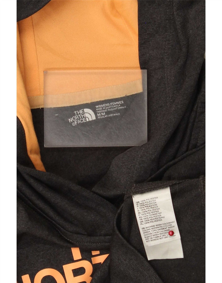 The North Face Jersey con capucha gráfica para mujer UK 12 Poliéster gris medio