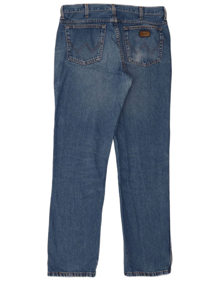 Wrangler Vaqueros rectos para hombre W32 L33 Azul
