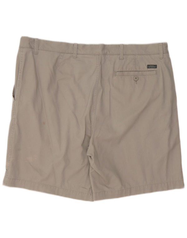 Marks & Spencer Pantalones cortos chinos para hombre W42 2XL Algodón gris