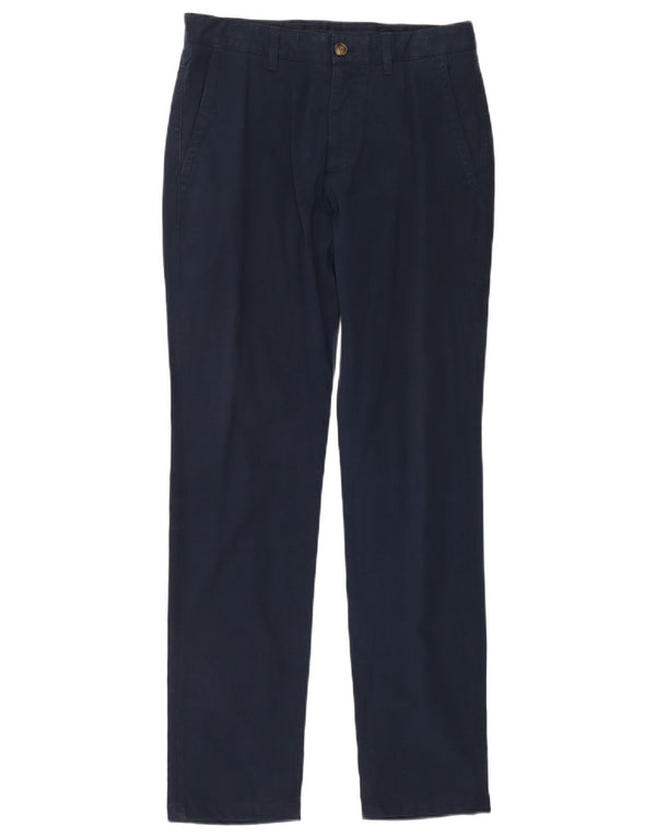 Massimo Dutti Pantalón Chino Casual Fit para Hombre EU 38 Small W30 L31 Azul Marino