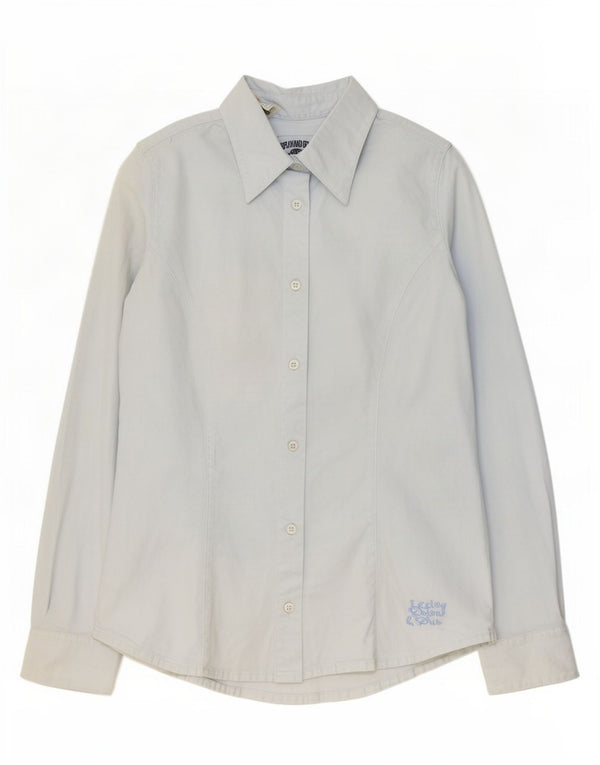 Camisa Replay para mujer UK 40 Algodón azul medio