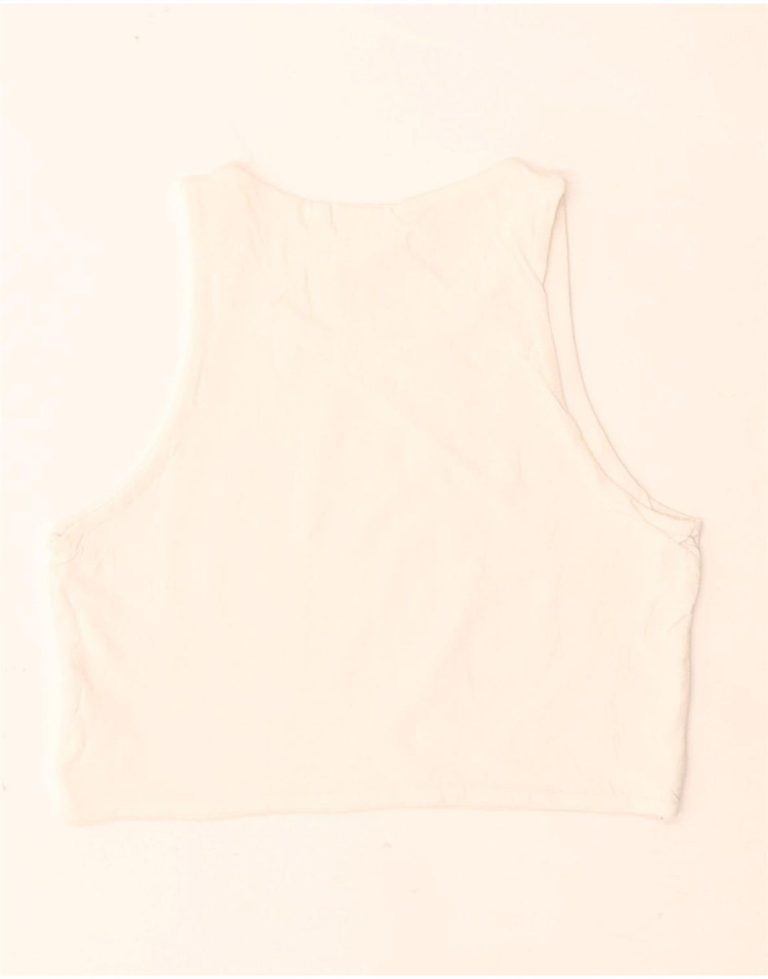 Zara Top Corto Sin Mangas Niña 13-14 Años Blanco