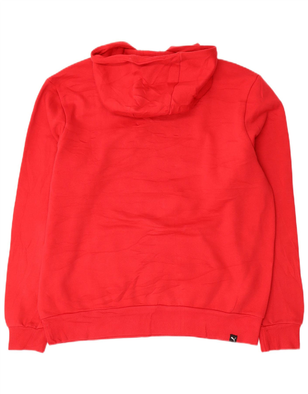 Puma Hombre Sudadera Con Capucha Gráfica Jersey De Algodón Rojo Medio