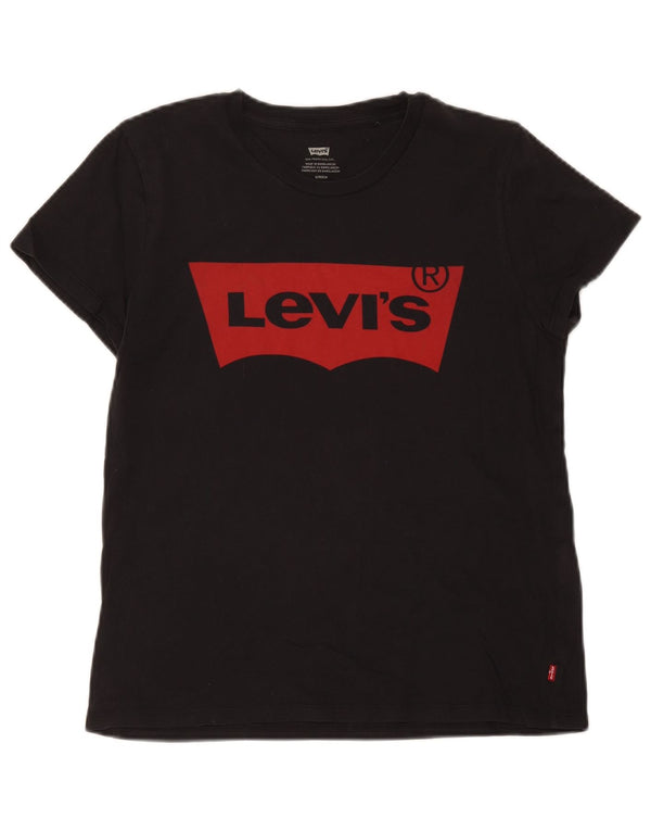 Levi's Camiseta gráfica para hombre Top Small Black