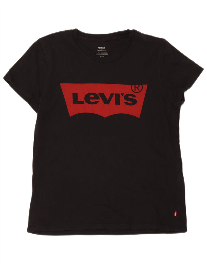 Levi's Camiseta gráfica para hombre Top Small Black