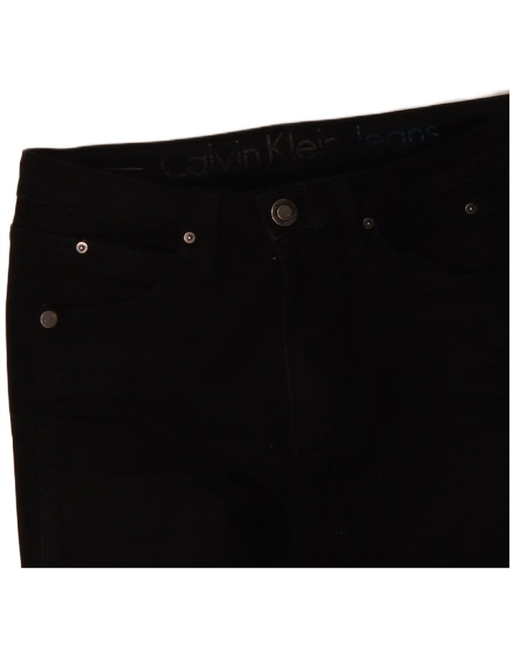 CALVIN KLEIN Vaqueros pitillo para mujer W26 L30 Negro