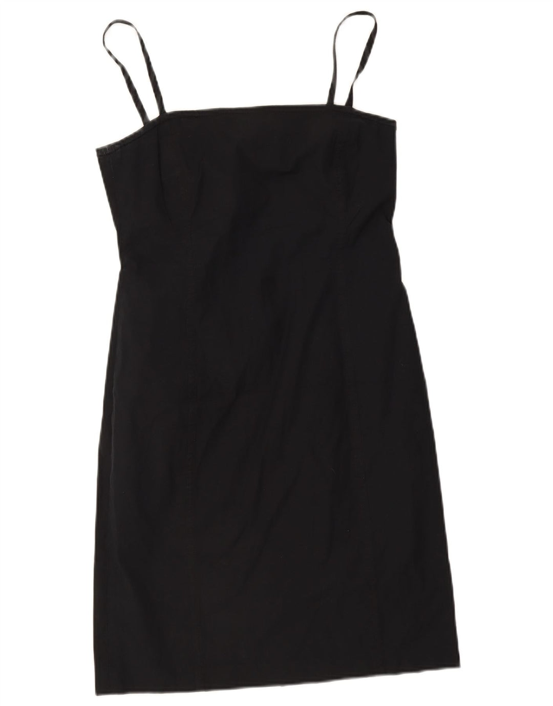 Colombo Vestido de verano para mujer IT 46 Grande Algodón negro