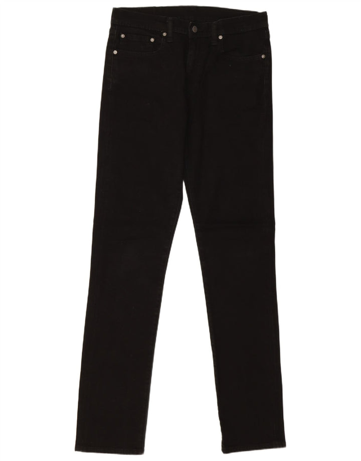 Levi's Hombre 511 Slim Jeans W32 L36 Algodón Negro