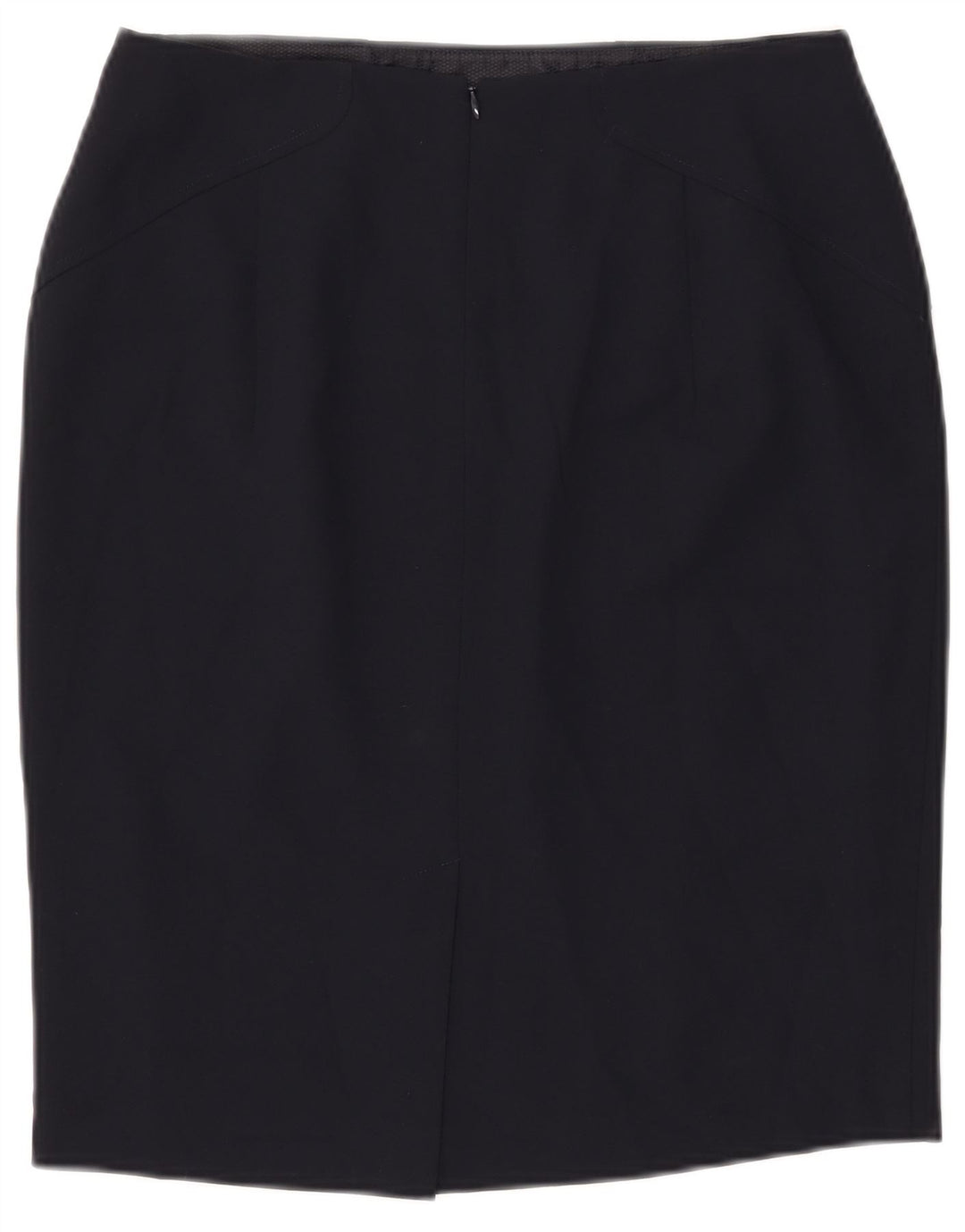 Falda lápiz para mujer John Lewis UK 12 Medium W30 Poliéster azul marino