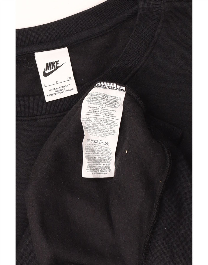 Nike - Sudadera holgada para hombre (talla pequeña), color negro