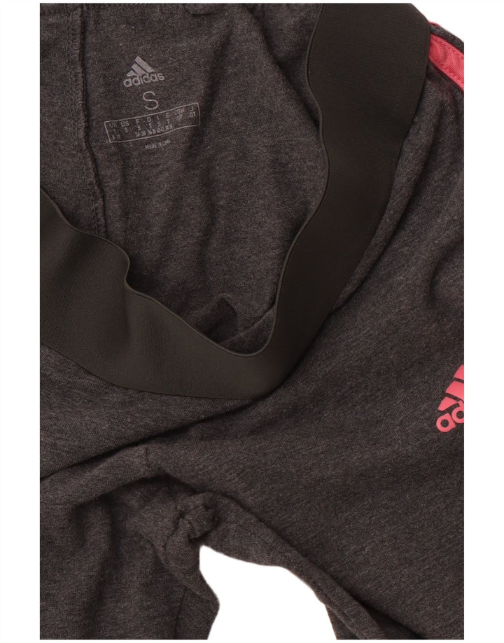 ADIDAS Womens Leggings UK 8/10 Small  Grey