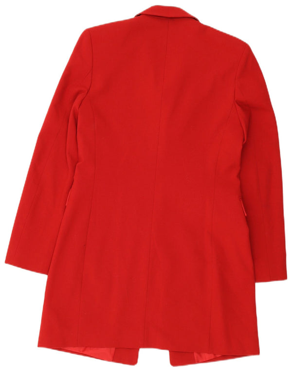 Marks & Spencer Chaqueta larga St. Michael para mujer, talla 8, color rojo