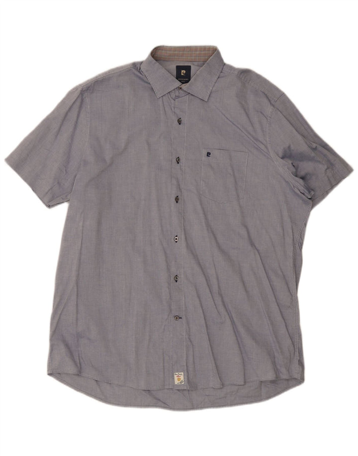 Pierre Cardin Camisa Manga Corta Hombre XL Azul