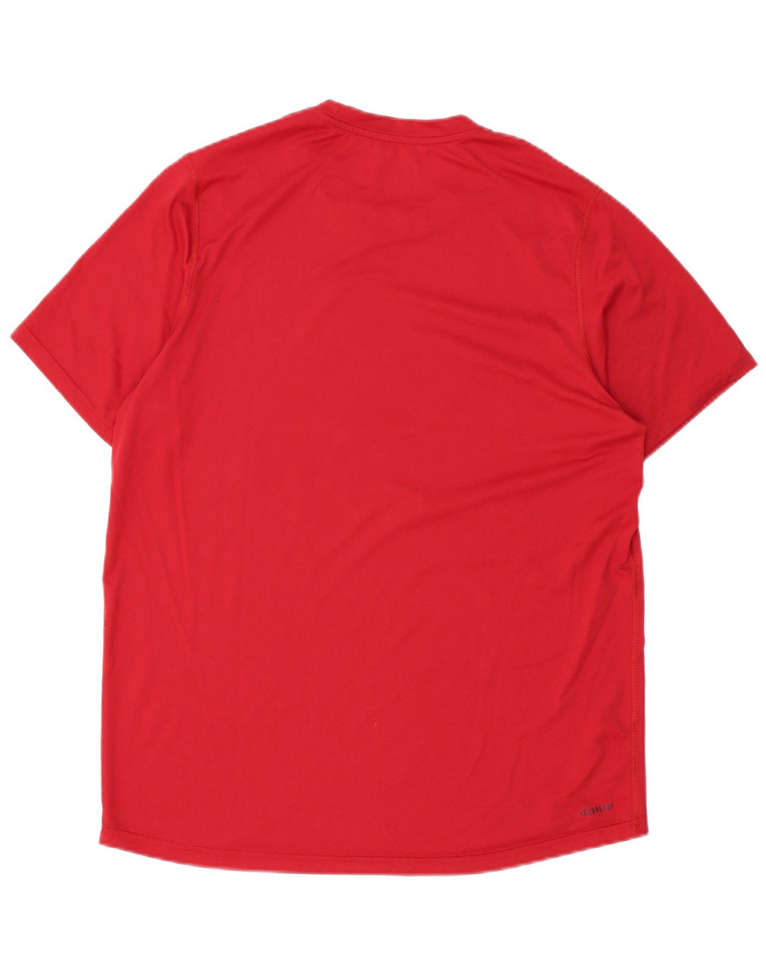 Adidas - Camiseta gráfica Aeroready para hombre, talla grande, poliéster rojo