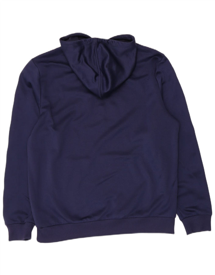 Puma Hombre Graphic Sudadera con capucha Jumper Grande Azul Marino Poliéster