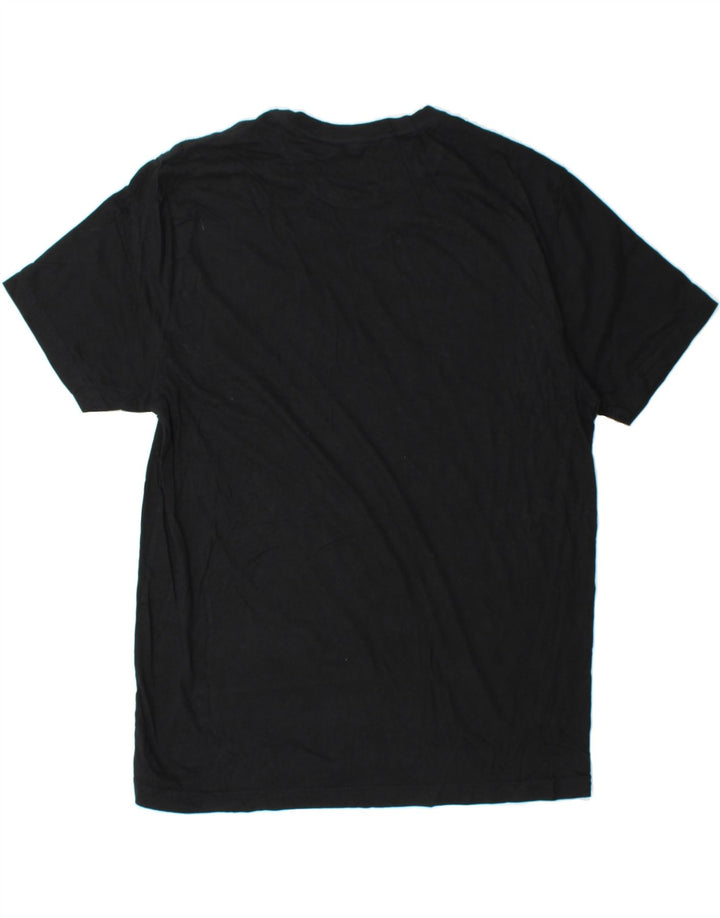 HURLEY Mens Graphic T-Shirt Top Medium Black Cotton Vintage Hurley and Second-Hand Hurley from Messina Hembry 