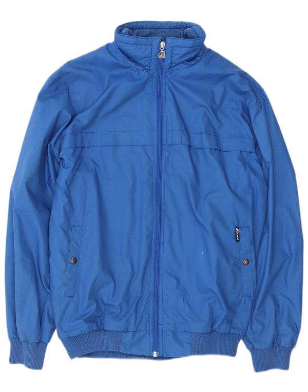 K-Way Chaqueta Bomber para Hombre IT 50 Grande Algodón Azul