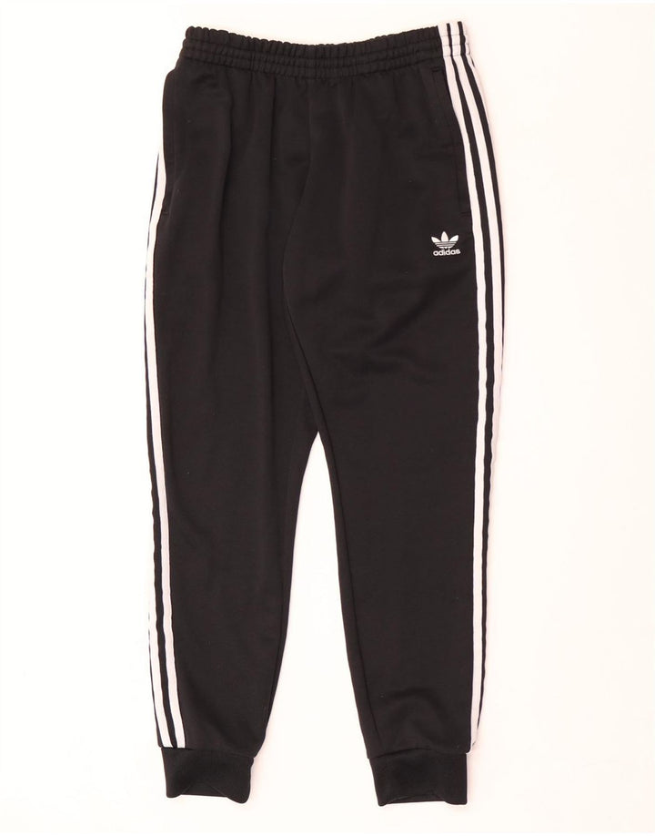 Adidas Hombre Pantalones De Chándal Joggers Medium Negro Poliéster