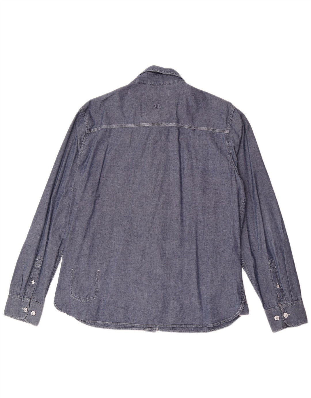 Camisa para hombre Fat Face Grande Azul Algodón