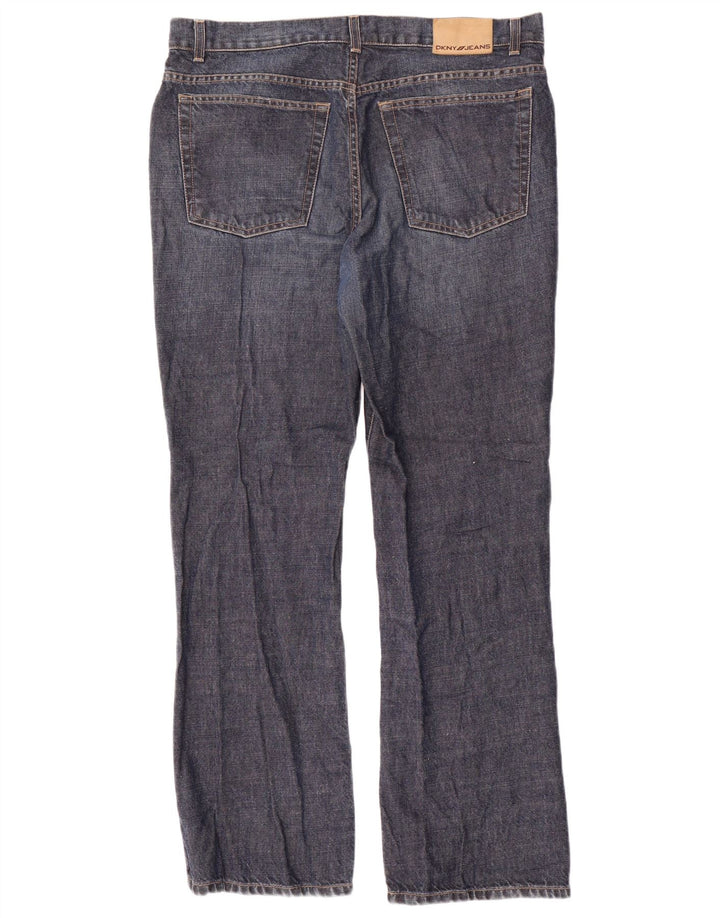 Vaqueros Rectos Dkny Hombre W38 L31 Algodón Azul Marino