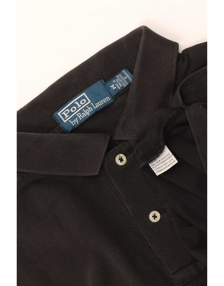 Polo Ralph Lauren Camisa estampada para hombre Algodón negro mediano