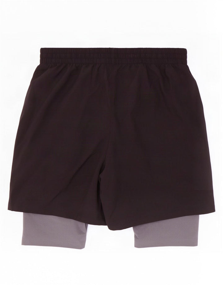 Under Armour Pantalones cortos deportivos Heat Gear para hombre, poliéster negro grande
