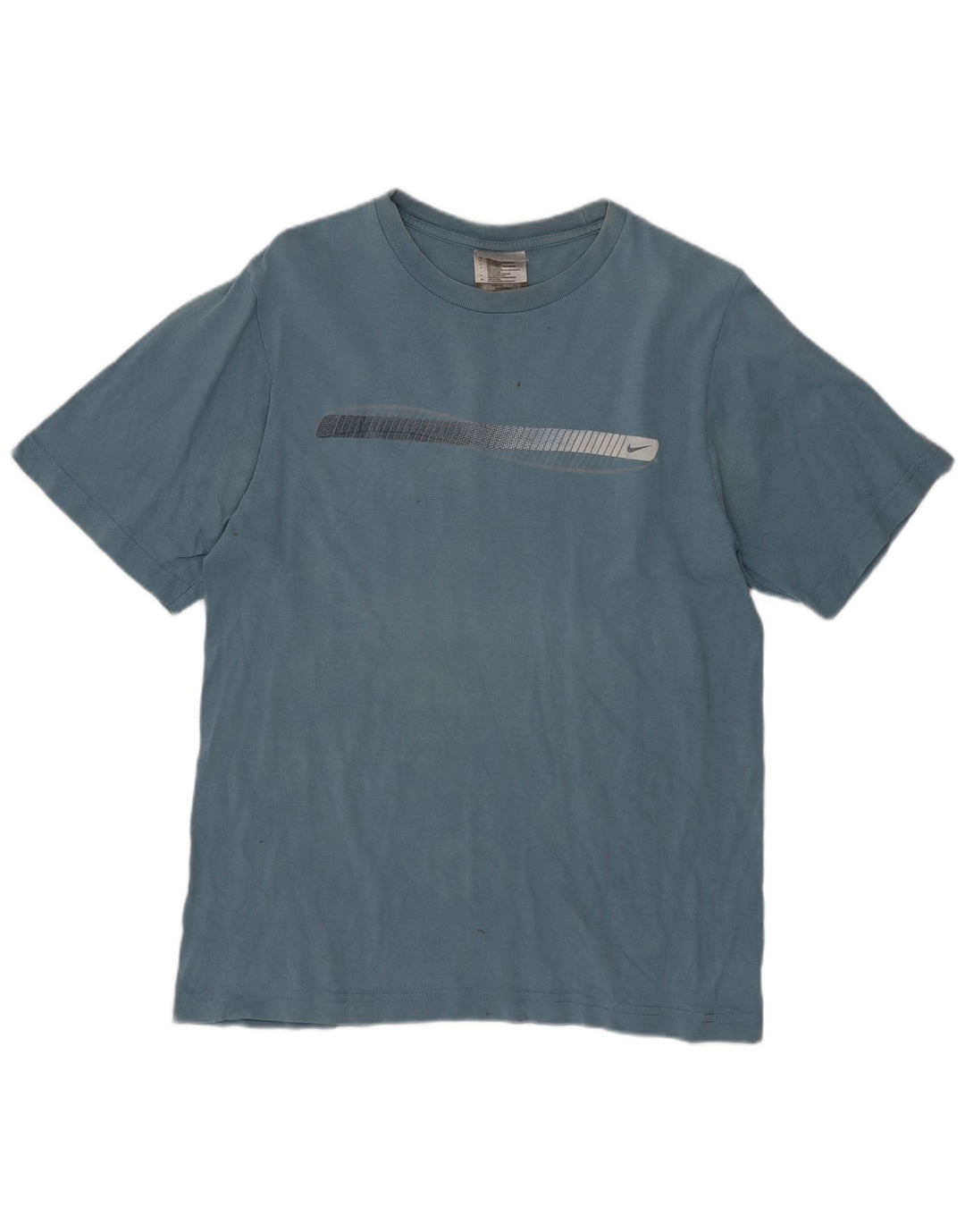 Camiseta Nike Hombre Top Small Azul Algodón