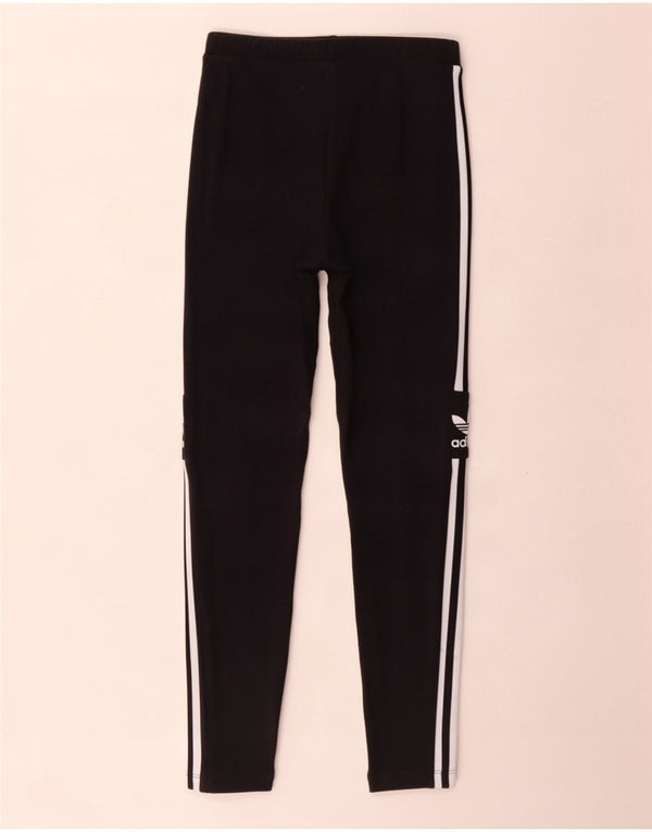 Adidas Leggings gráficos para mujer Reino Unido 12 Algodón negro mediano