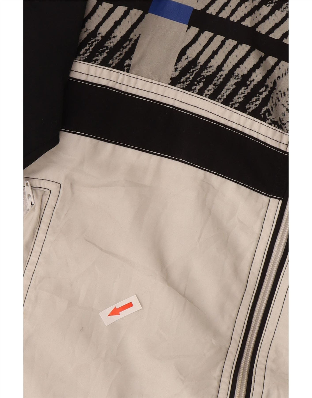 Lotto Hombre Chándal Top Chaqueta Grande Negro Colorblock Poliéster