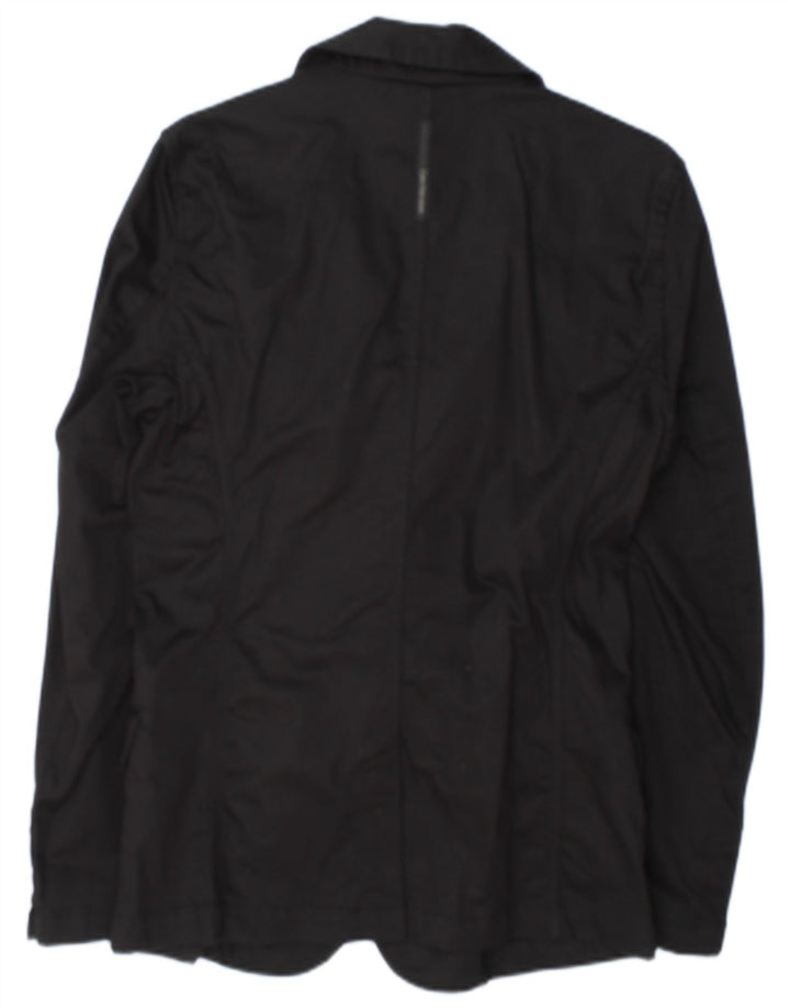 Calvin Klein Jeans Chaqueta tipo blazer de 2 botones para hombre UK 38 Mediana Algodón negro