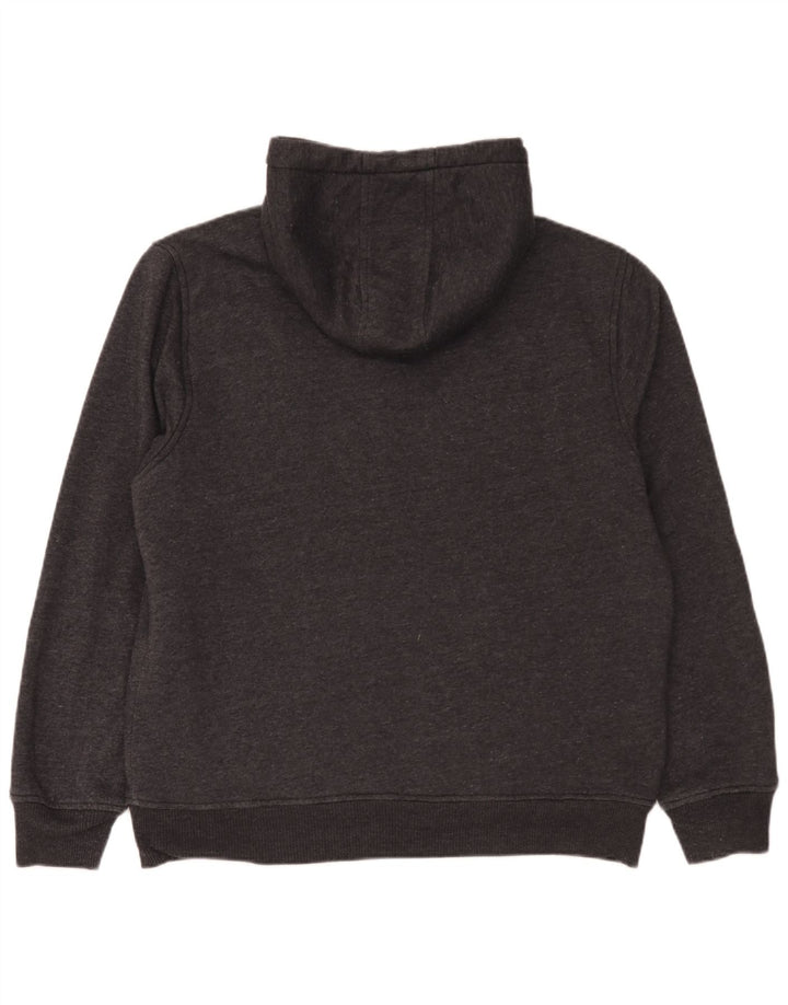 Gap Hombre Sudadera Con Capucha Y Cremallera Gráfica De Algodón Gris Medio