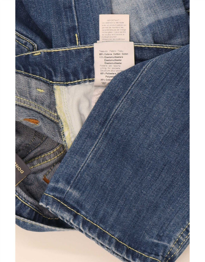Vaqueros Slim Mujer Dondup W33 L32 Azul Algodón