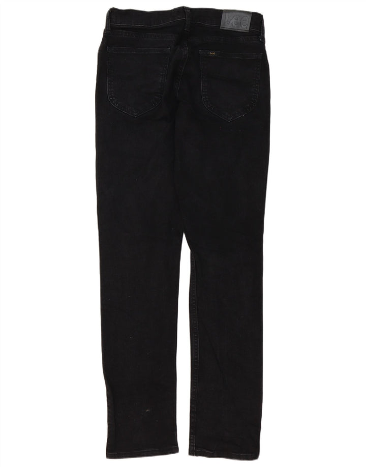 Vaqueros rectos de corte regular para hombre Lee W30 L32 Algodón negro