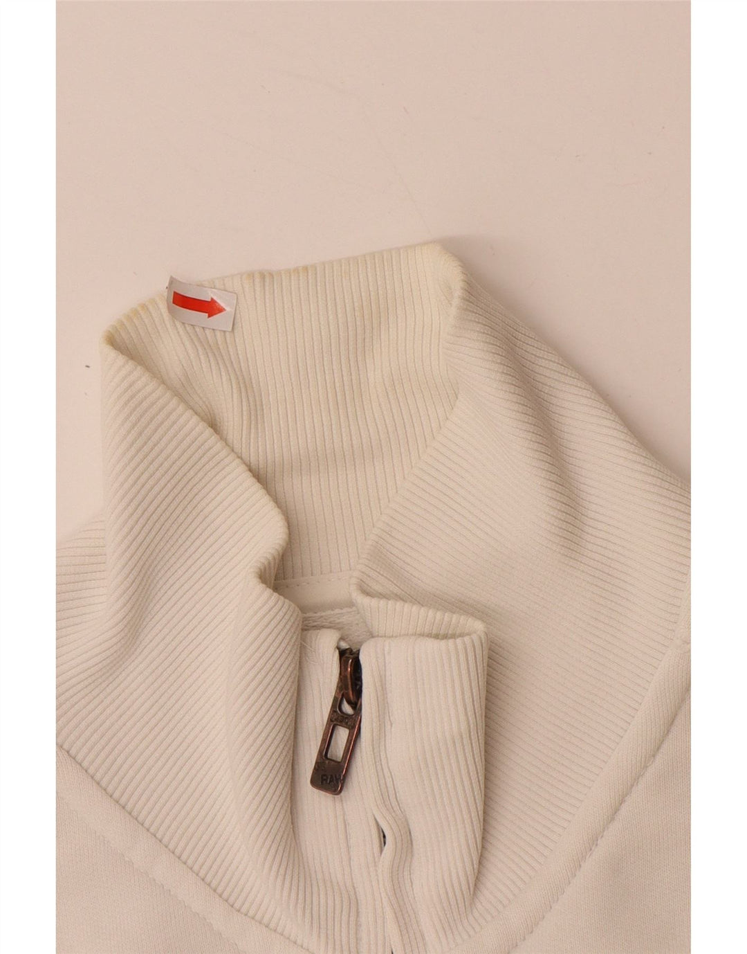 G-STAR Chaqueta de chándal para hombre de algodón blanco mediano