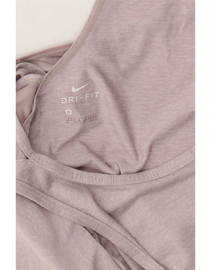 Nike - Camiseta sin mangas Dri Fit para mujer, talla 40, color rosa mediano