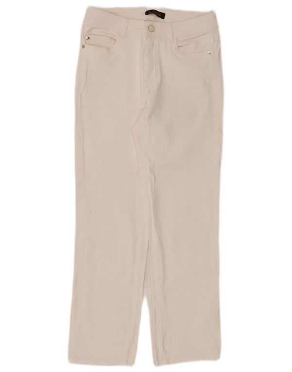 Massimo Dutti Vaqueros Rectos Mujer EU 36 XS W26 L26 Blanco