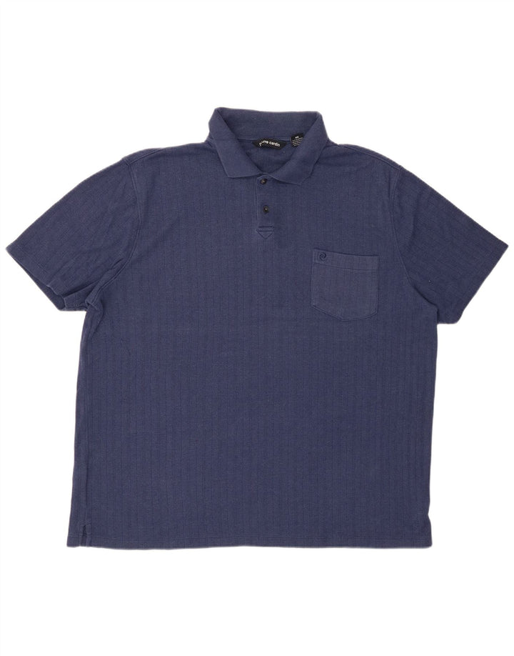 PIERRE CARDIN Polo Hombre XL Azul Marino Algodón