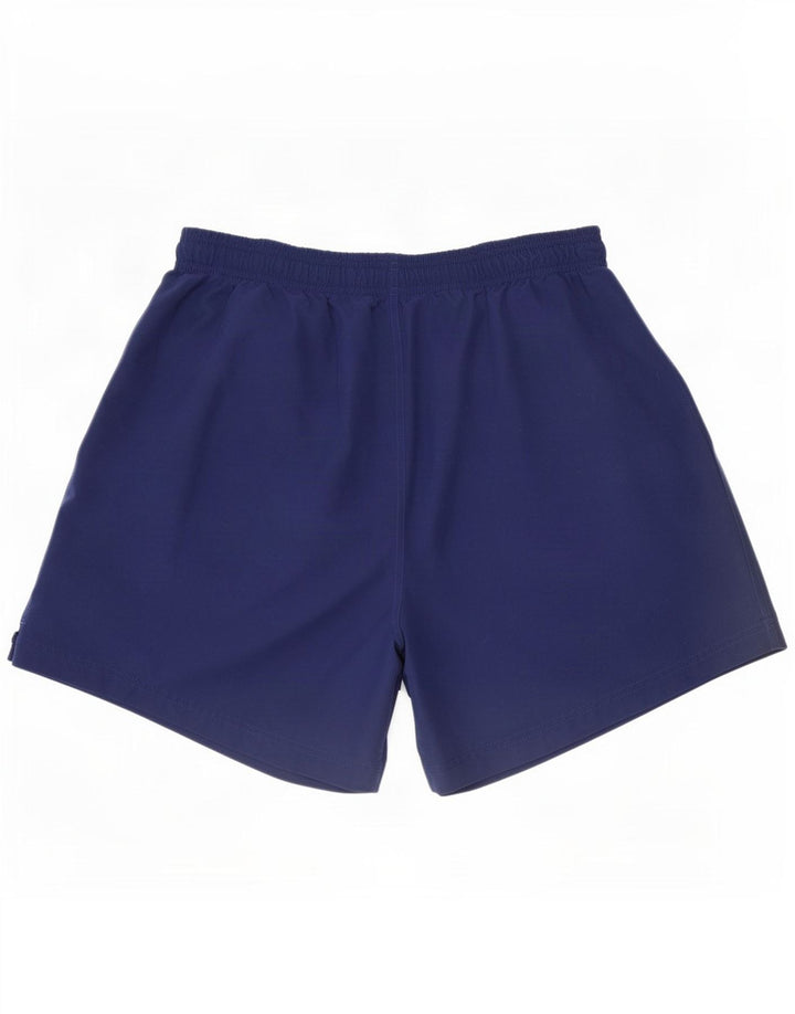 Adidas - Pantalones cortos deportivos para hombre, talla grande, poliéster, color azul marino