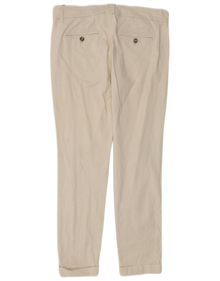 Pantalón Chino Massimo Dutti Mujer EU 40 Medium W30 L29 Blanco Roto