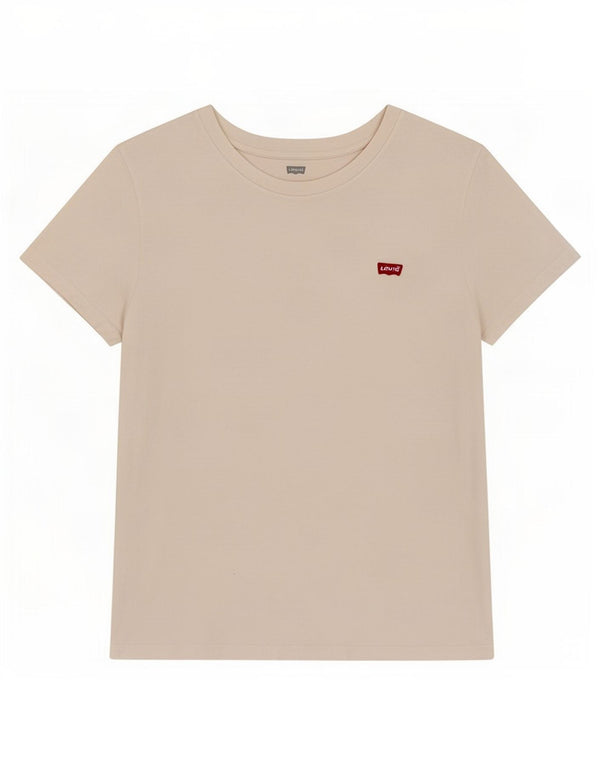 Levi's Camiseta para mujer Top UK 12 Medium White Cotton