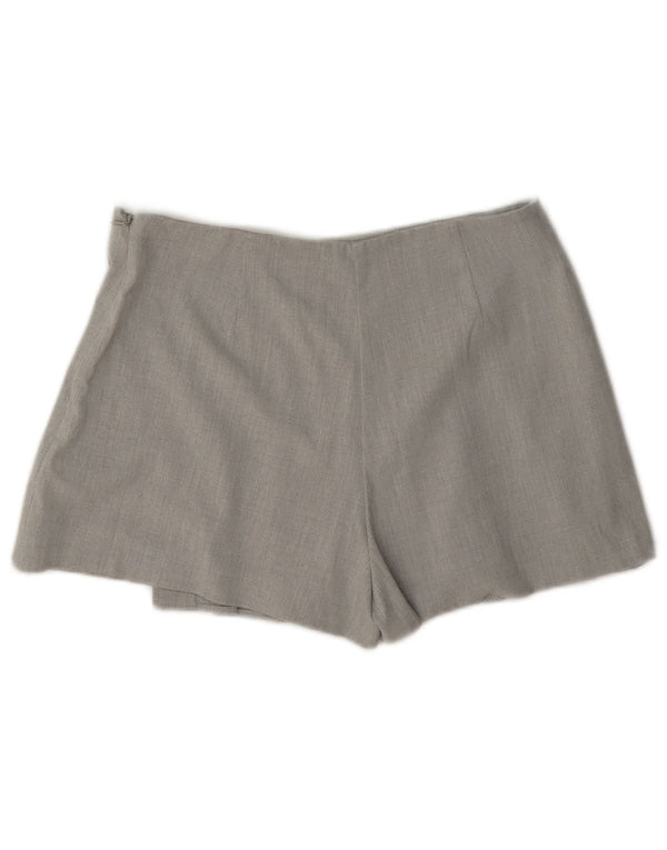 Zara Minifalda Skort Mujer Mediana W28 Gris