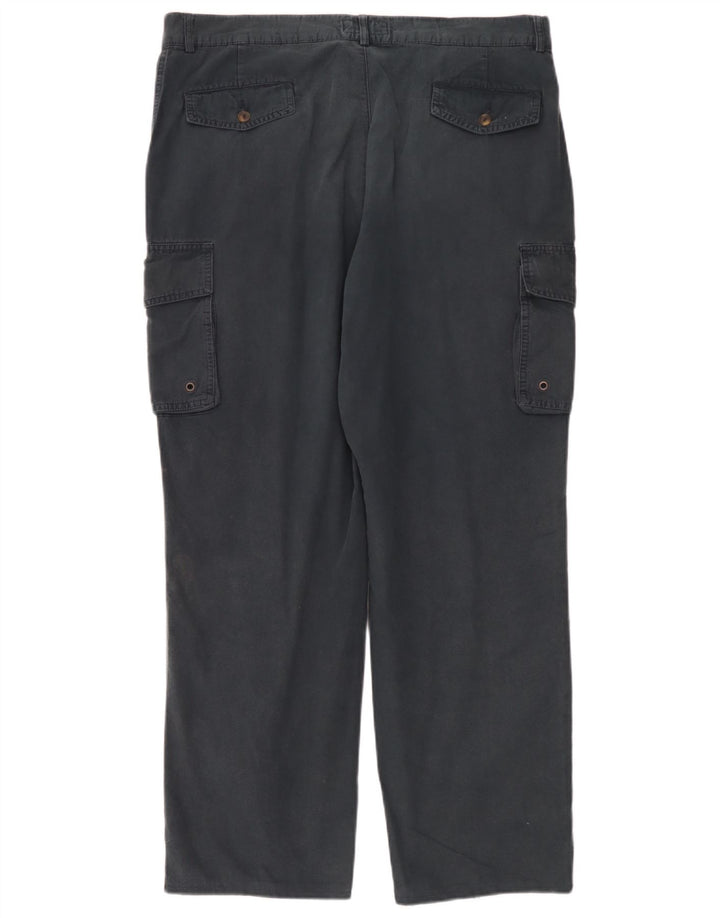 Fila Pantalón cargo recto para hombre W42 L30 Azul marino