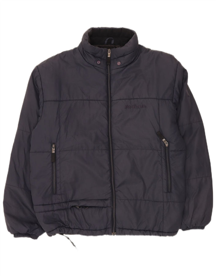 ROHAN Chaqueta acolchada unisex para hombre UK 38 Medium Azul marino Poliamida