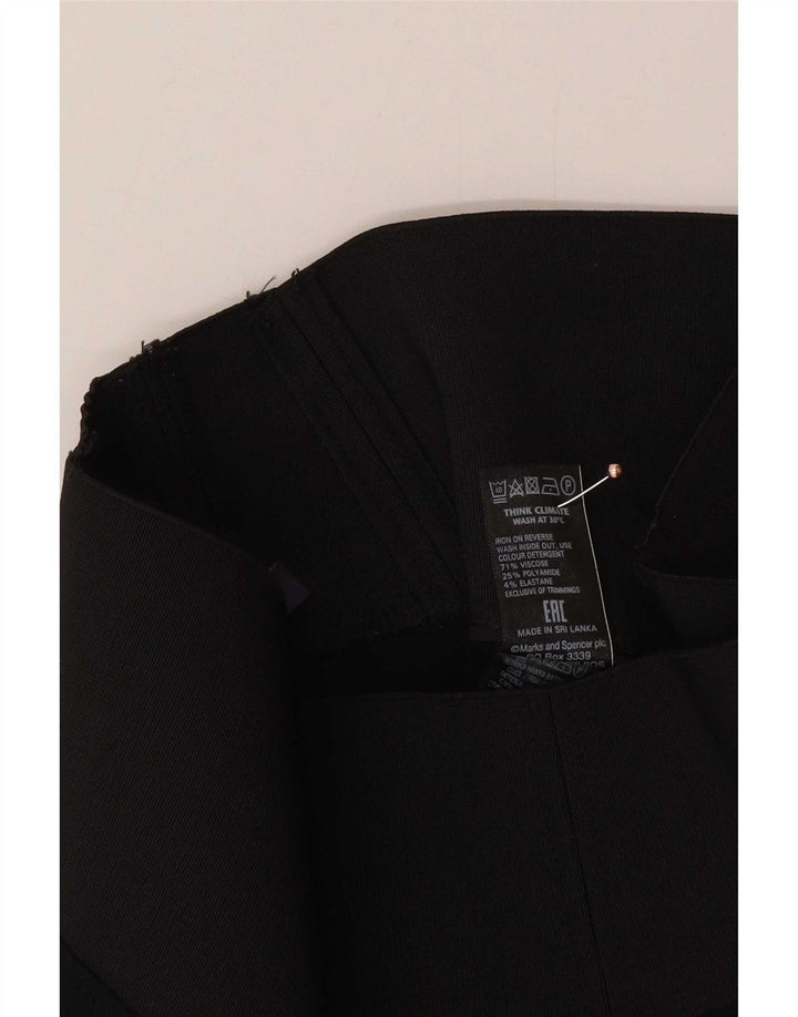 Marks & Spencer Leggings para mujer UK 8 Small Viscosa negra